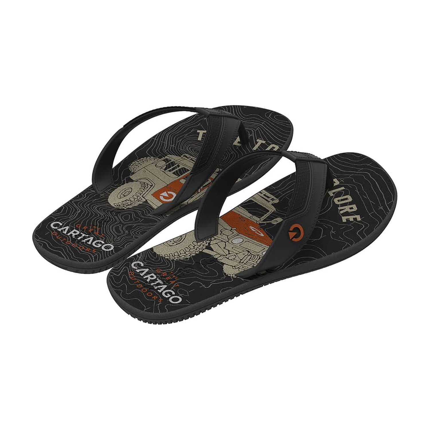 Sandalia Hombre Negro/gris Dakar Cartago image number 3.0