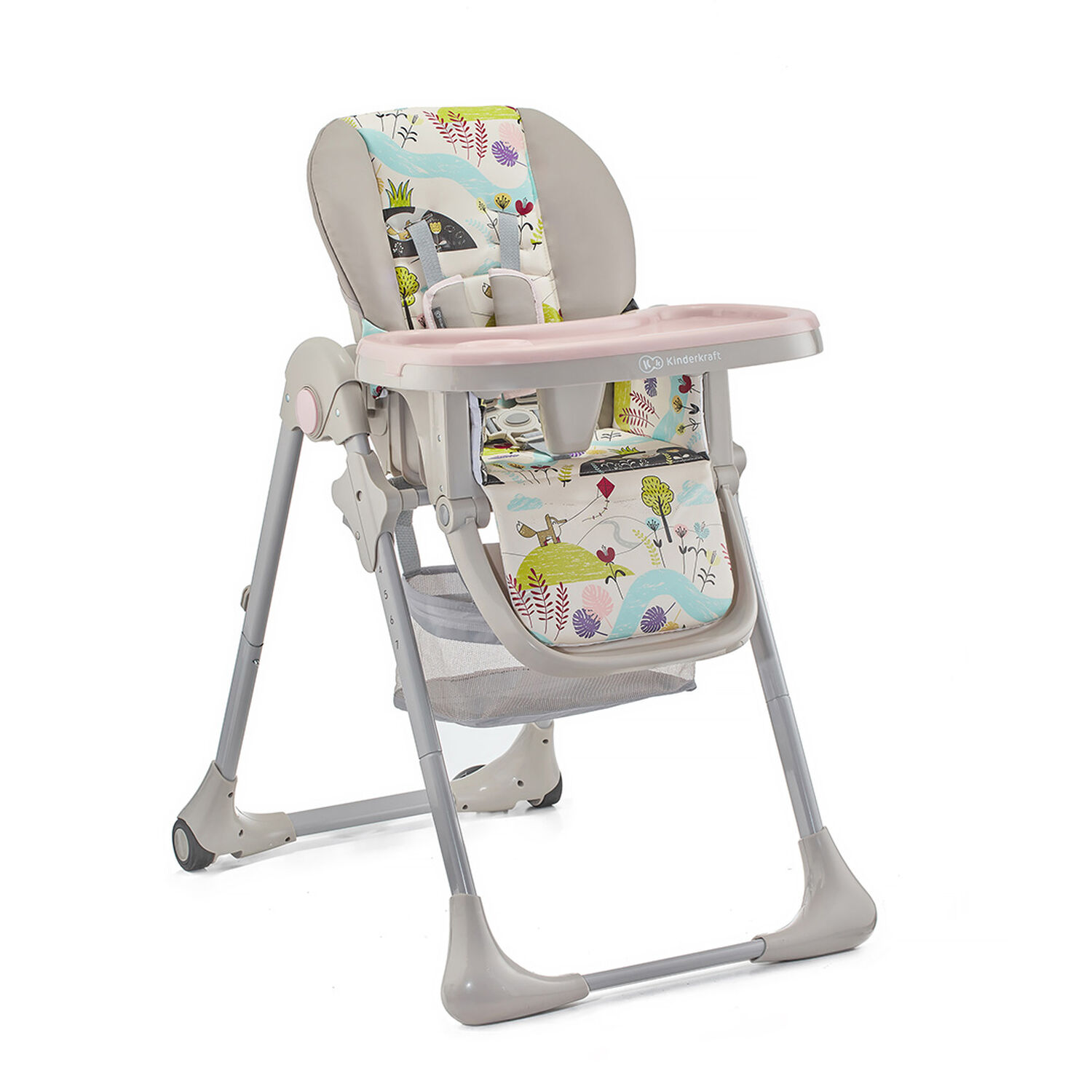 Silla De Comer Plegable Yummy Rosa image number 4.0