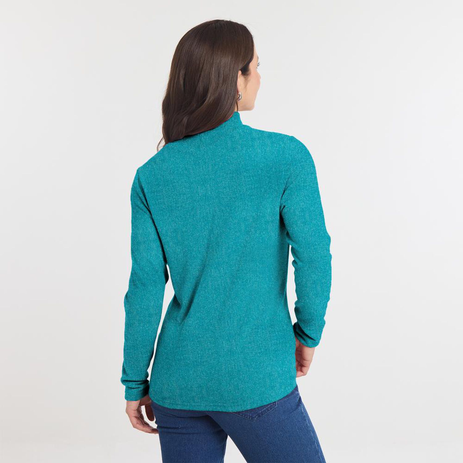 Sweater Regular Manga Larga Cuello Alto Beatle Mujer Geeps image number 1.0