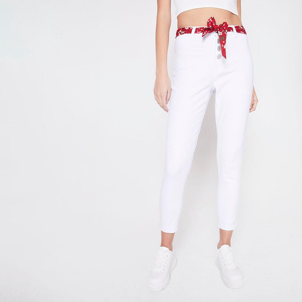 Jeans Mujer Tiro Alto Crop Freedom image number 0.0