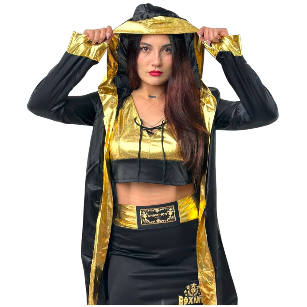 Disfraz Cosplay Boxeadora Profesional Campeona Boxear image number 1.0