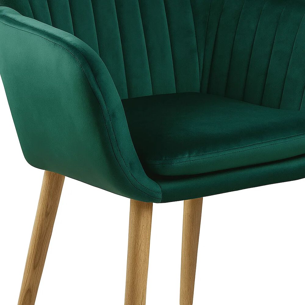 Pack De 2 Butacas Sitiales Poltrona Diamante Terciopelo - Verde image number 5.0