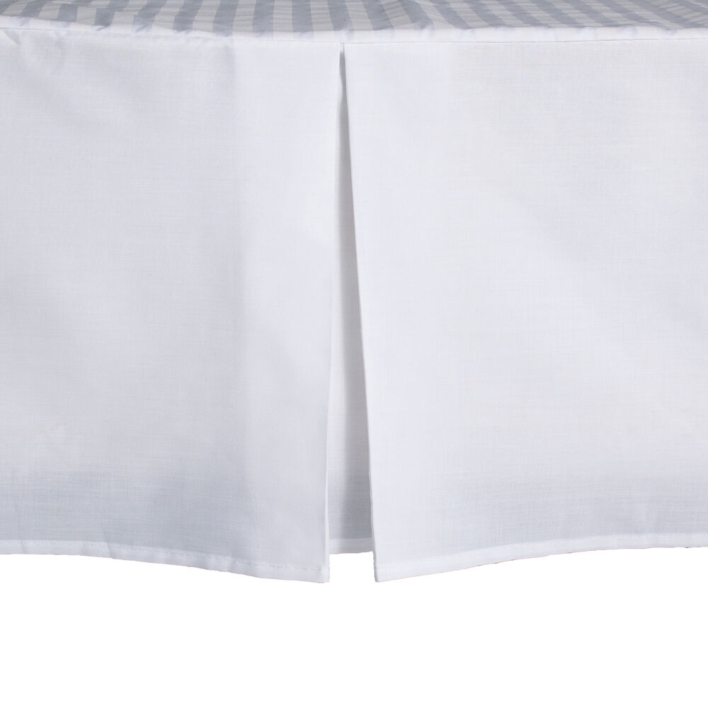 Faldon Unicolor 2 Plazas Color Blanco 144 Hilos Arthome image number 1.0