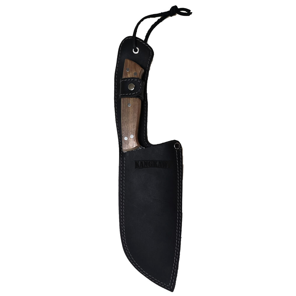 Machete 8" Panguipulli Black Con Funda 100% Cuero Negro image number 2.0