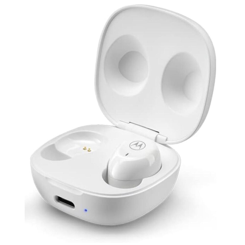 Audifonos Bluetooth Tw Ipx5 Recargables Moto Buds 105 Blanco image number 0.0