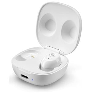 Audifonos Bluetooth Tw Ipx5 Recargables Moto Buds 105 Blanco