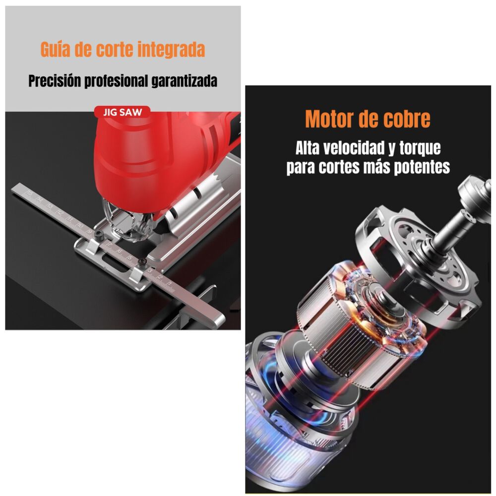Sierra Caladora 710w 3000rpm 10 Hojas Sierra G03 image number 2.0
