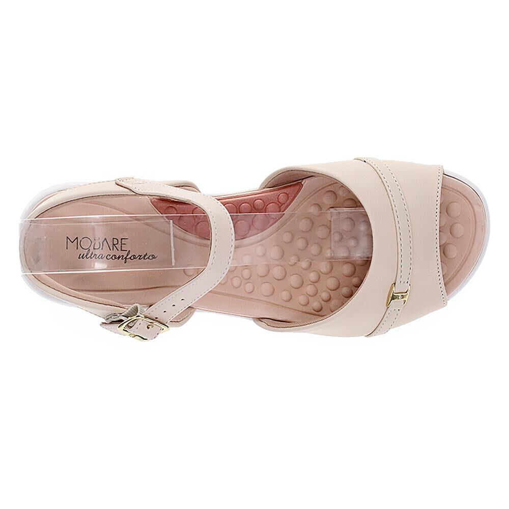 Sandalia Mujer Modare Casual Crema image number 4.0