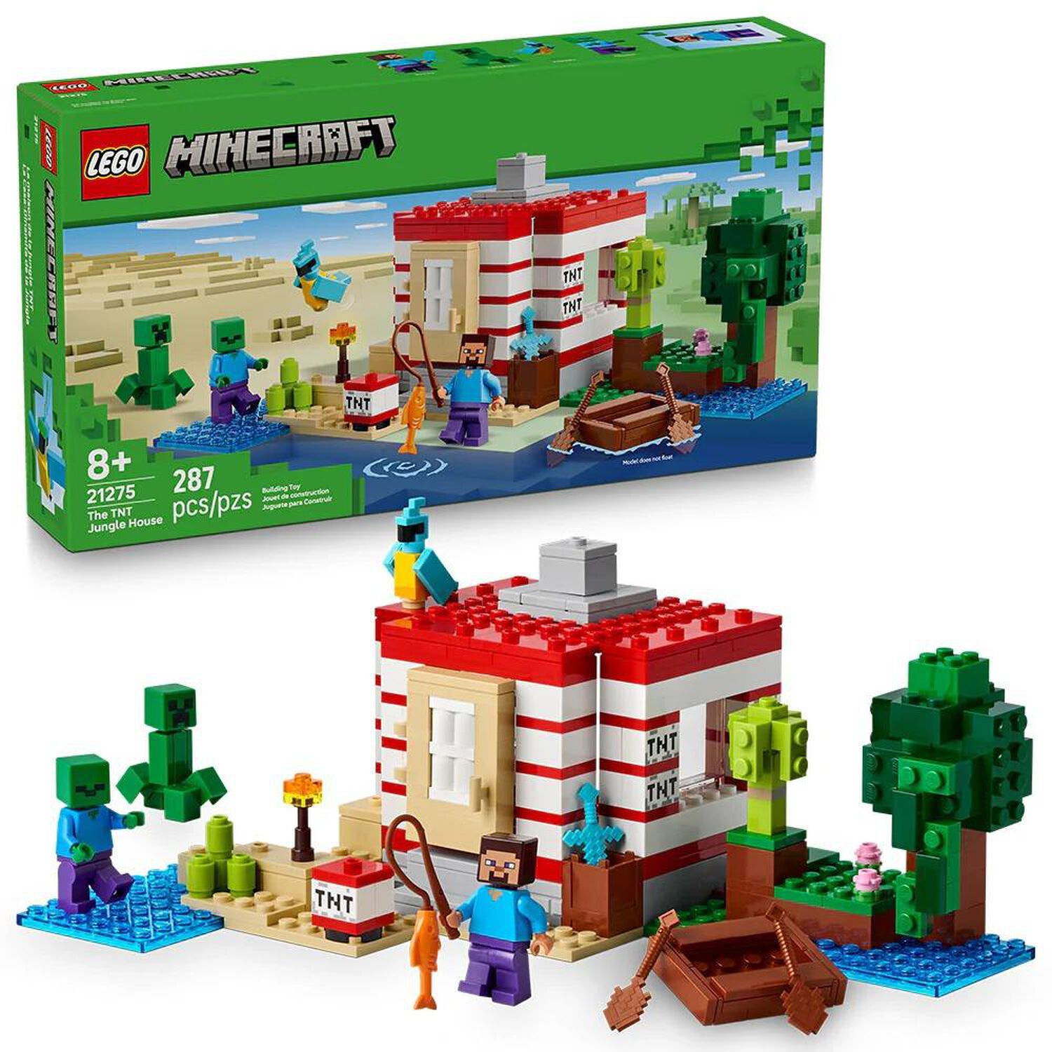 Lego Minecraft - La Casa-dinamita De La Selva - 21275 image number 0.0