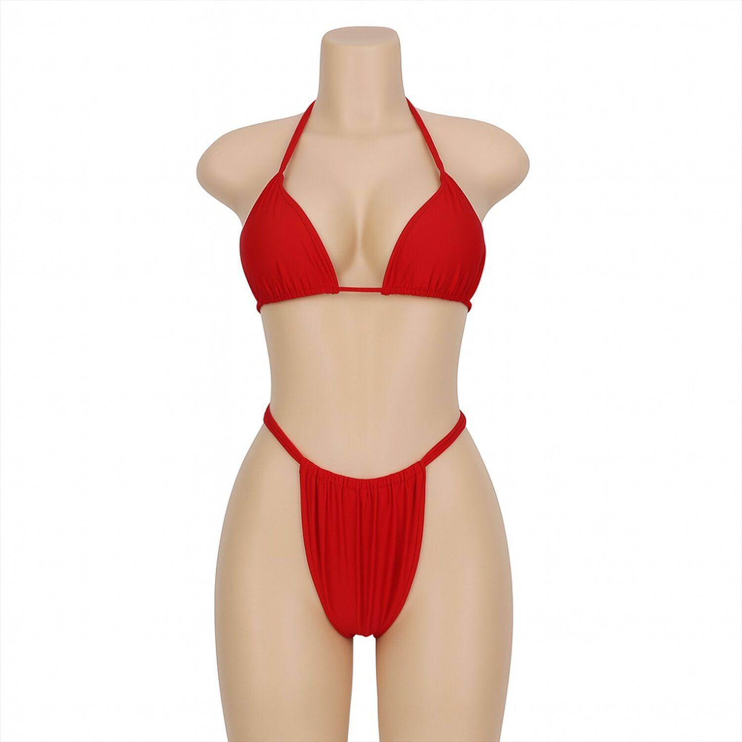 Traje De Ba&ntilde;o Bikinis Con Push-up Triangular Tiro Alto Mujer image number 3.0
