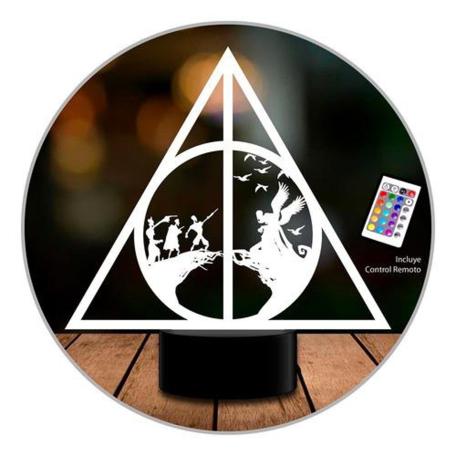 L&aacute;mpara 3d Leyenda Reliquias De La Muerte Harry Potter image number 0.0