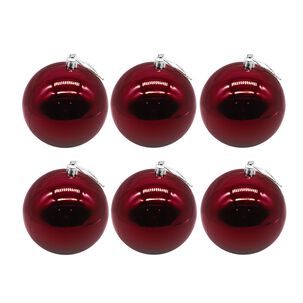 6 Esferas Navideñas Bambalinas 4cm Adorno Vino Decoracion 6 Esferas Navideñas Bambalinas 4cm Adorno Vino Decoracion