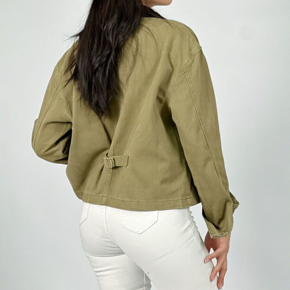 Chaqueta De Mezclilla Con Cierre image number 1.0