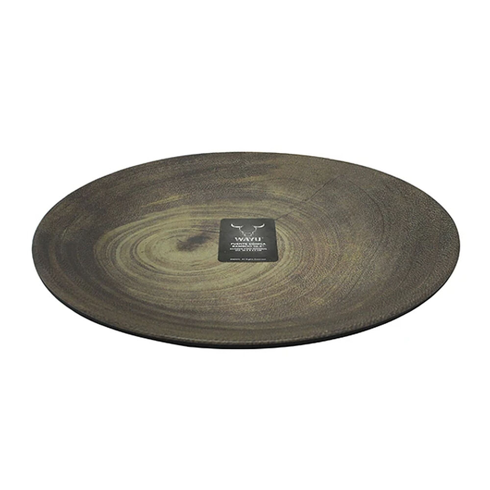 Plato Ovalada Wayu De Bamboo Filber Mediana 25 X 2,2 Cm image number 3.0