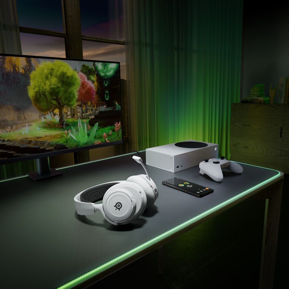Aud&iacute;fonos Gamer Steelseries Nova 7 Xbox Inal&aacute;mbrico Blancos image number 3.0