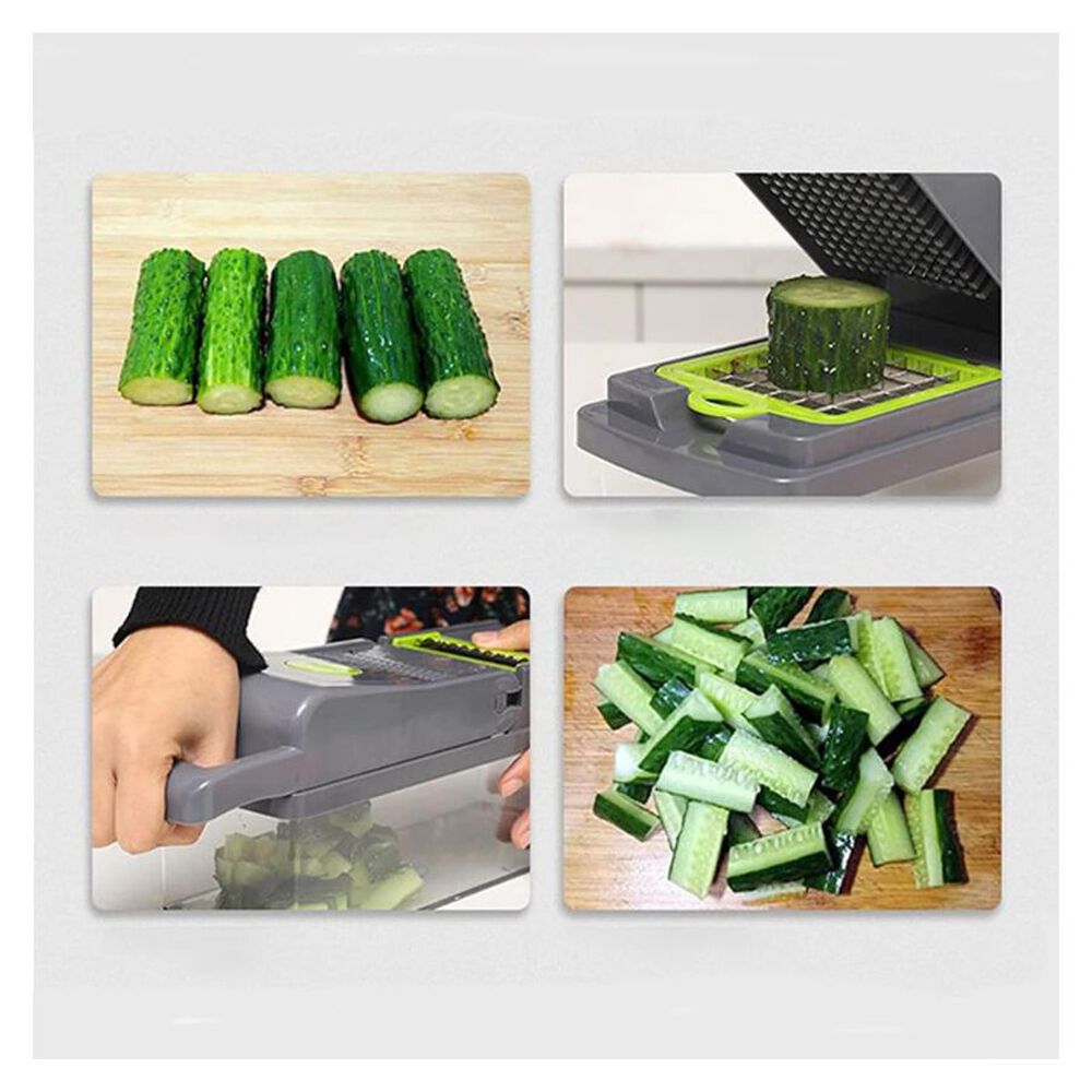 Picador De Verduras 14 En 1 Cortador Verdura Multifuncional image number 1.0