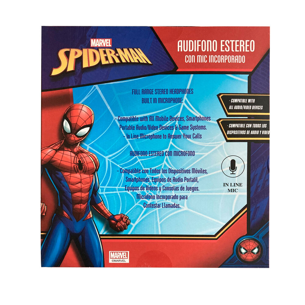 Audífono Estéreo Con Micrófono Incorporado Spider-man image number 5.0