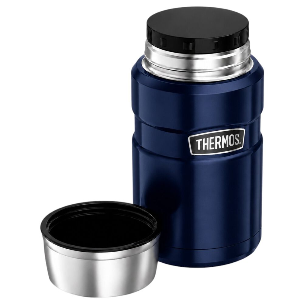 Termo De Comida Premium Inox Thermos King 470ml Navy image number 1.0