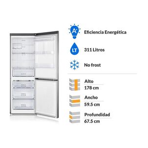 Refrigerador Bottom Freezer Samsung RB31K3210S9/ZS / No Frost / 311 Litros / A+