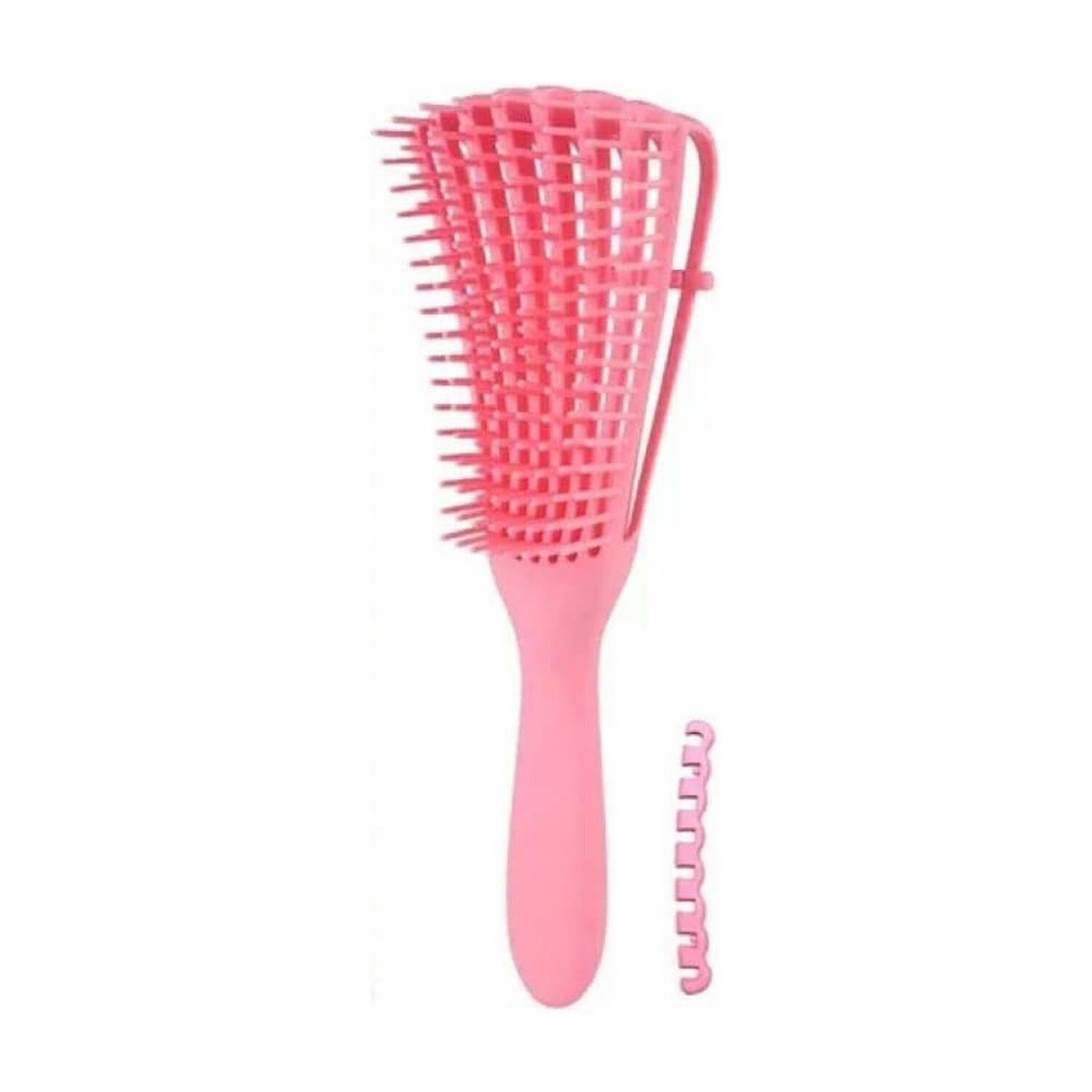 Mini Cepillo Flexible Desenredante Y Definidor De Rizos Rosa image number 0.0