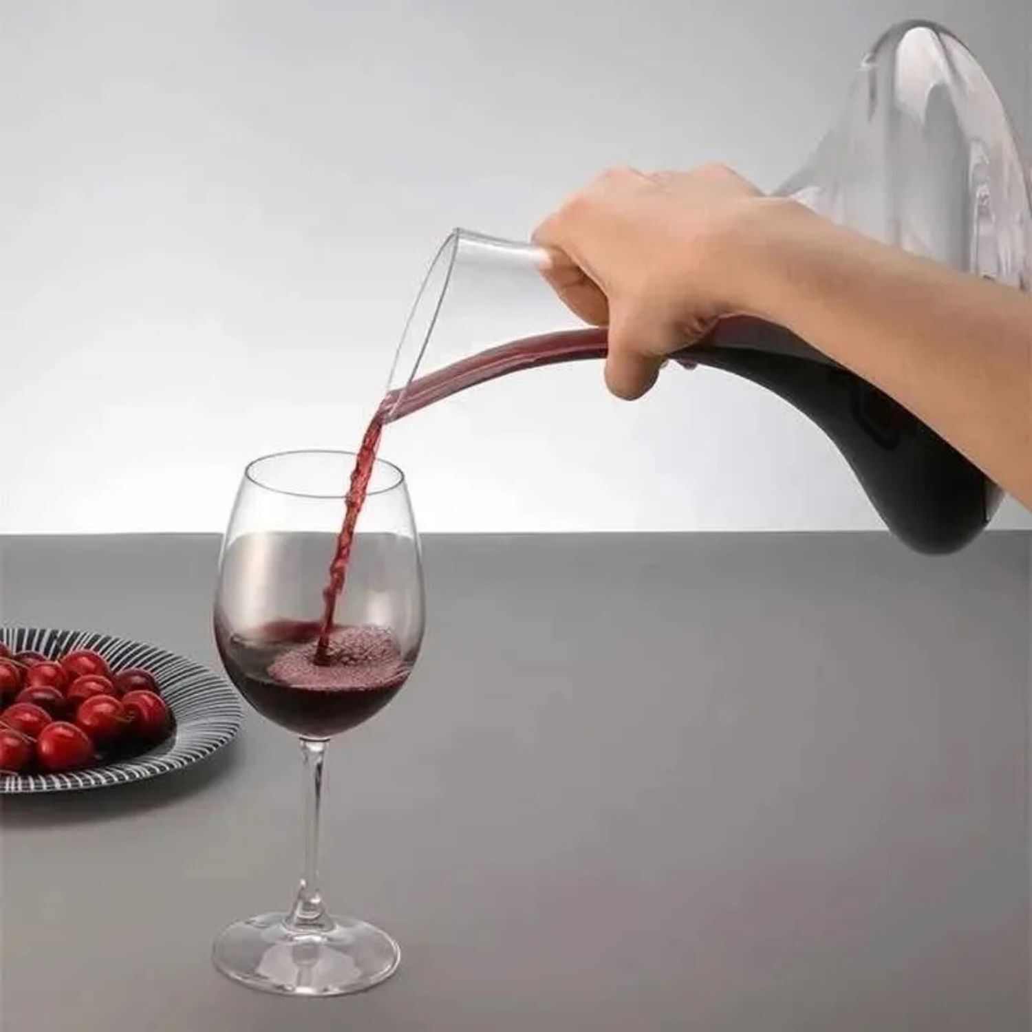 Decantador Para Vino Aireador Vino De Vidrio Aireador 1500ml image number 1.0