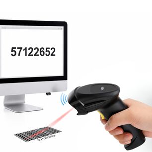 Lector De C&oacute;digos De Barra Inal&aacute;mbrico Ccd 2.4g Recargable