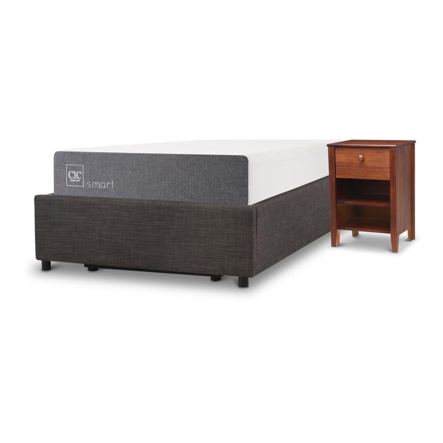 Cama Ba&uacute;l Cic Smart / 1.5 Plazas / Base Normal + Velador image number 4.0