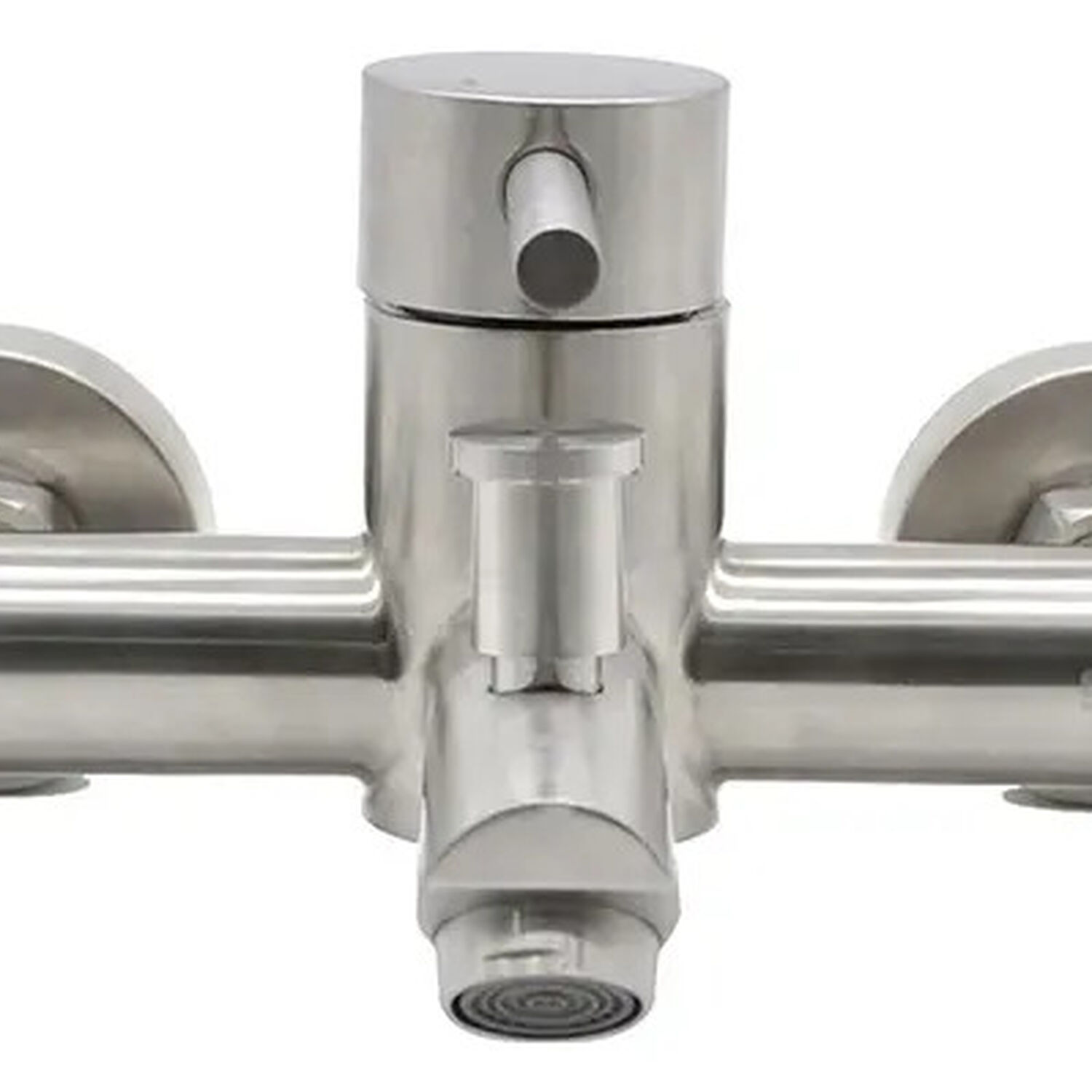 Monomando Llave Grifo Tina Ducha Modelo Fiorenzo Marca Stretto Acero Inoxidable Ss304 Satinado Con Ducha De Mano image number 1.0