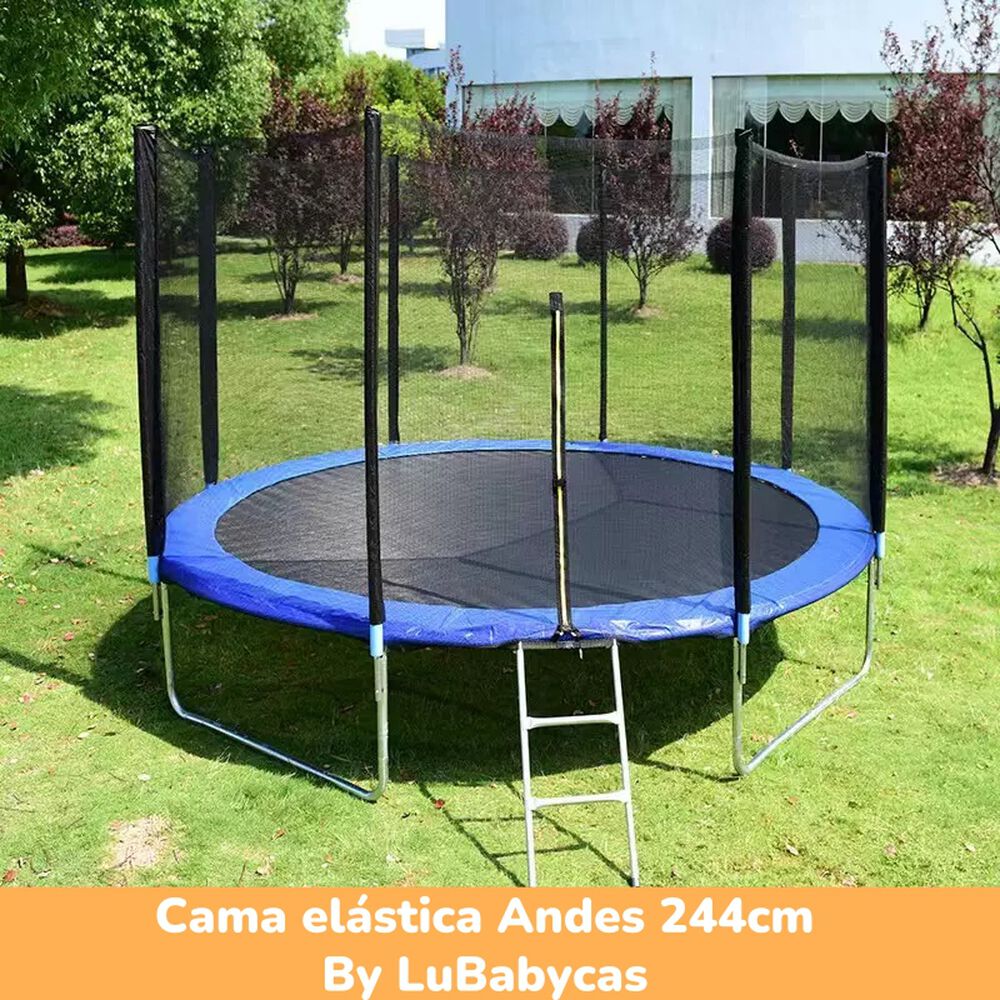Cama Elástica Trampoline 244cm Escalera Andes By Lubabycas image number 5.0