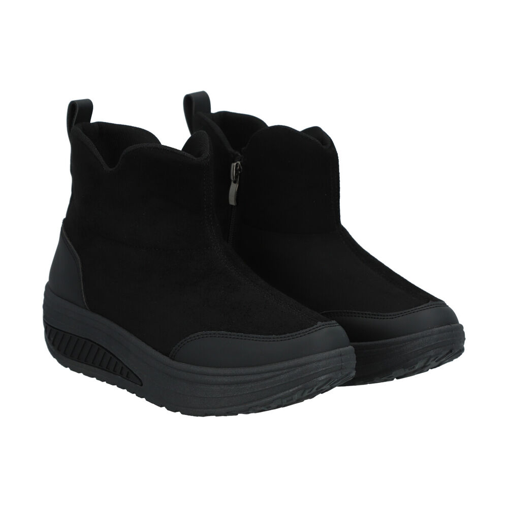 Botin Mujer Negro Plataforma Sole Police image number 2.0