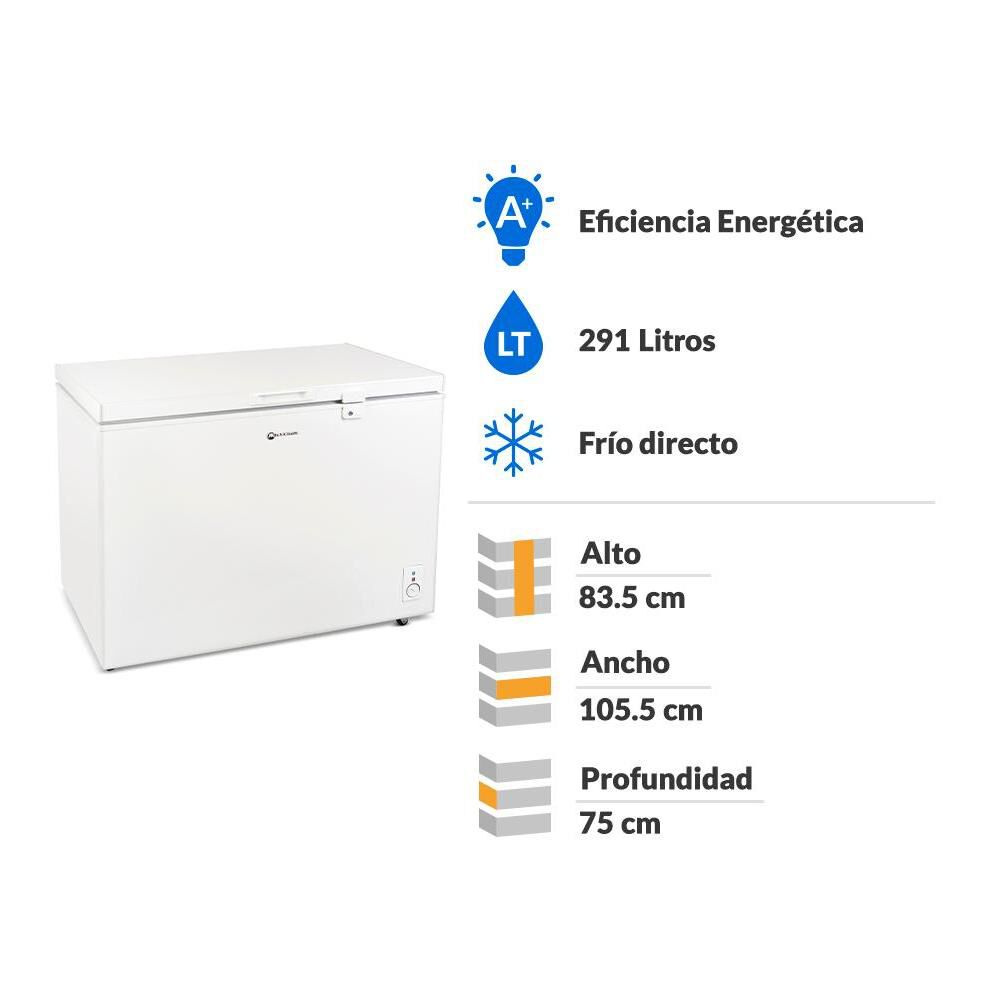 Freezer Horizontal Mademsa M300 / Fr&iacute;o Directo / 291 Litros / A+ image number 1.0