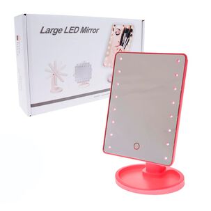 Espejo De Maquillaje Con Luces Led Bandeja