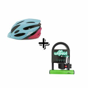 Casco Bicicleta + Candado