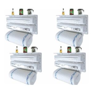 Set 4 Dispensador Toalla Nova Triple Cocina Alusa Beige 39cm Set 4 Dispensador Toalla Nova Triple Cocina Alusa Beige 39cm