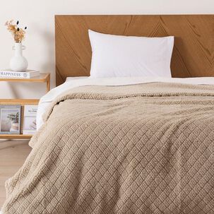 Frazada Jqd Sh Atlantic 1.5 Plazas Beige
