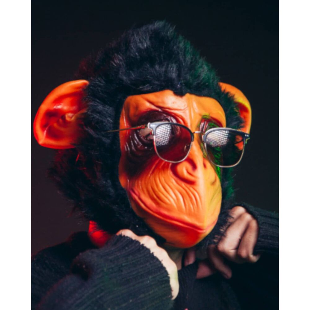 Mascara Mono Simio Animal Halloween image number 12.0