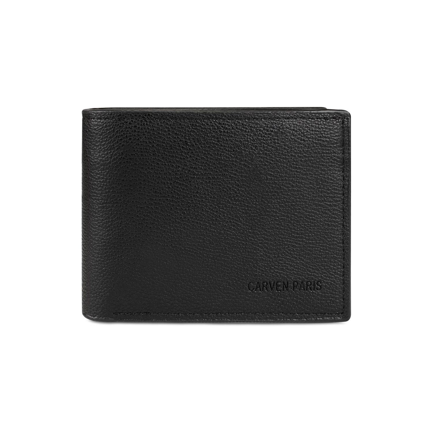Billetera Hombre Bruno Negra Con Monedero Carven Paris image number 2.0