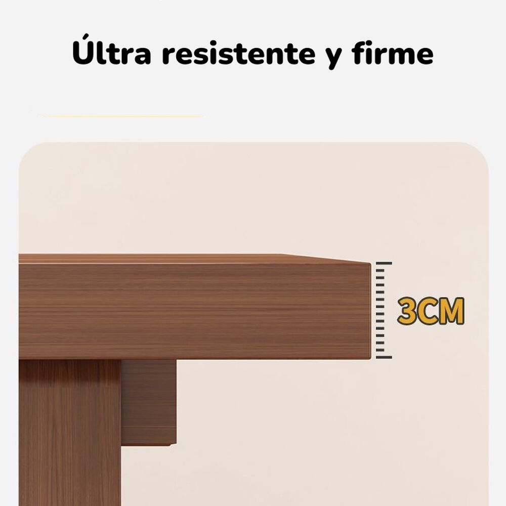 Comedor De Madera West 180x80x75cm By Lubabycas image number 3.0