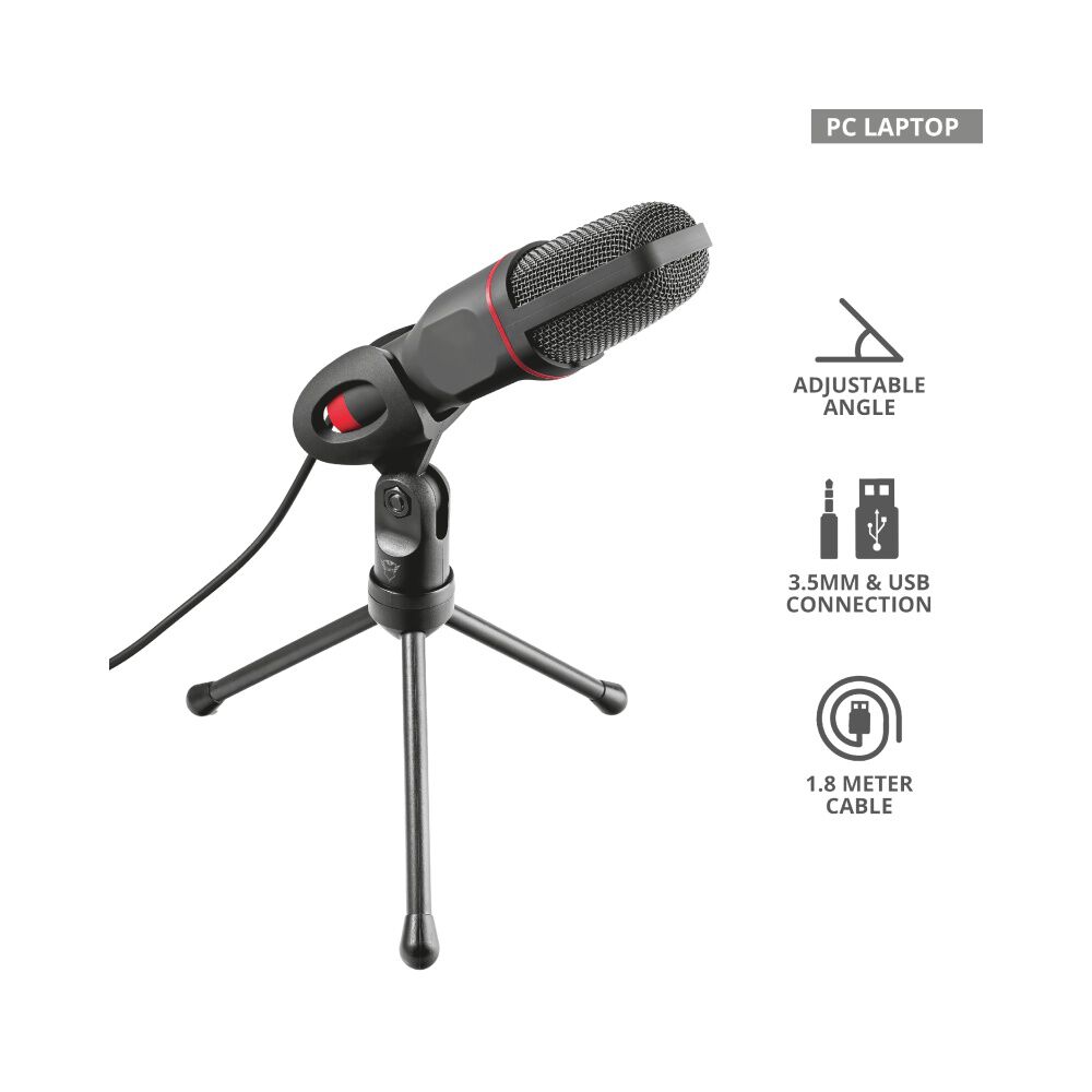 Micr&oacute;fono Condensador Usb Trust Gxt 212 Pc & Consolas image number 7.0