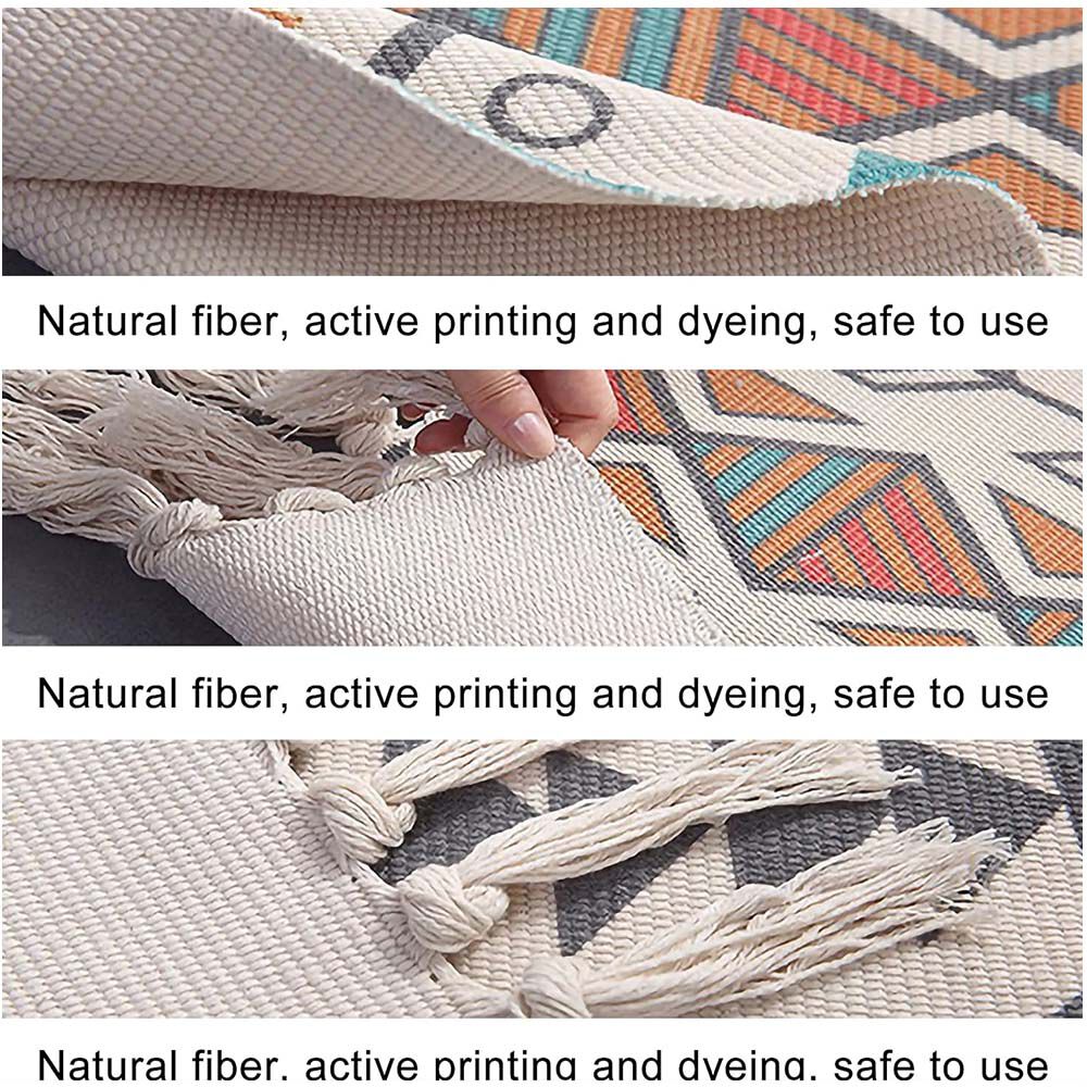 Bajada De Cama Kilim De Estilo Etnico 60x90 Cm image number 2.0