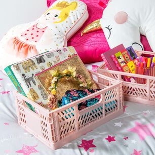 Caja Organizadora Casaideal Grande Rosa