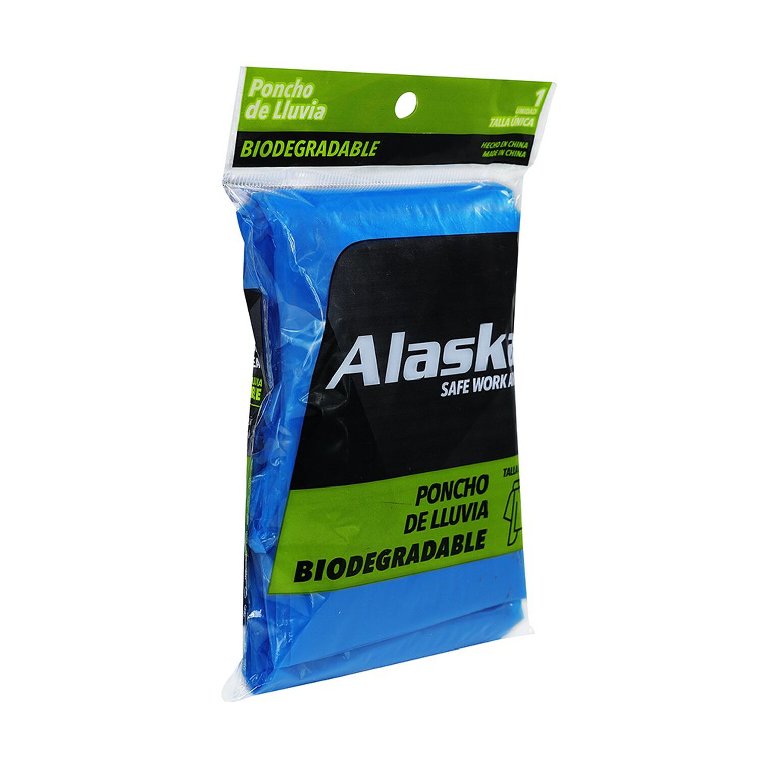 Poncho De Emergencia Biodegradable Alaska Azul image number 3.0