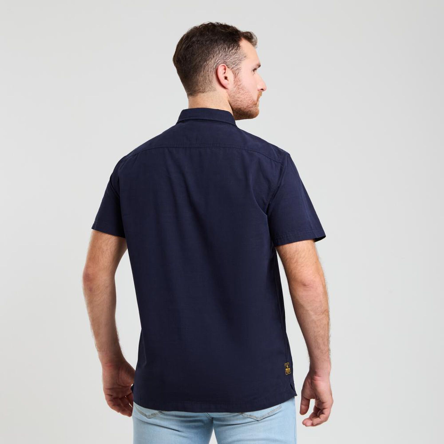 Camisa Lisa Regular Manga Larga Hombre Peroe image number 3.0
