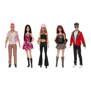 Juguete Set 5 Figuras Rbd 25cm De Coleccion Infantil