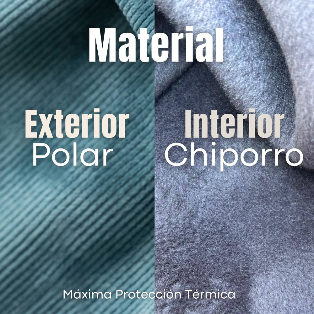 Pantal&oacute;n Cotel&eacute; Palazzo Polar Con Chiporro Elasticado T&eacute;rmico Verde Agua image number 6.0