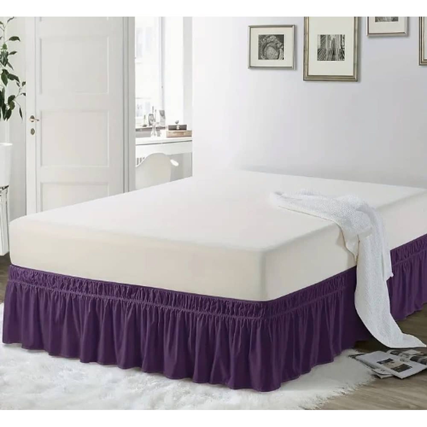 Faldon Liso Cama De 1,5 Plaza image number 2.0