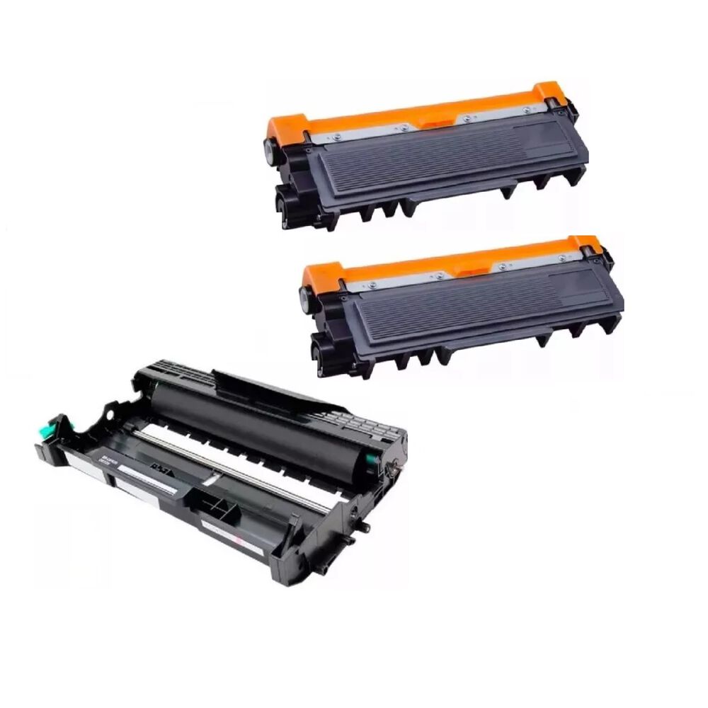 Pack 2 Toner Tn-2370 + Dr-2340 L2320 L2520 L2720 image number 0.0