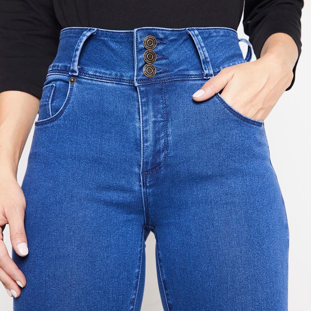 Jeans Mujer Tiro Alto Push Up Geeps image number 3.0