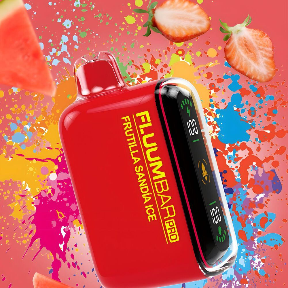 Vaper Fluumbar Pro 30.000 Puff Vaporizador Frutilla Sandía Ice image number 1.0