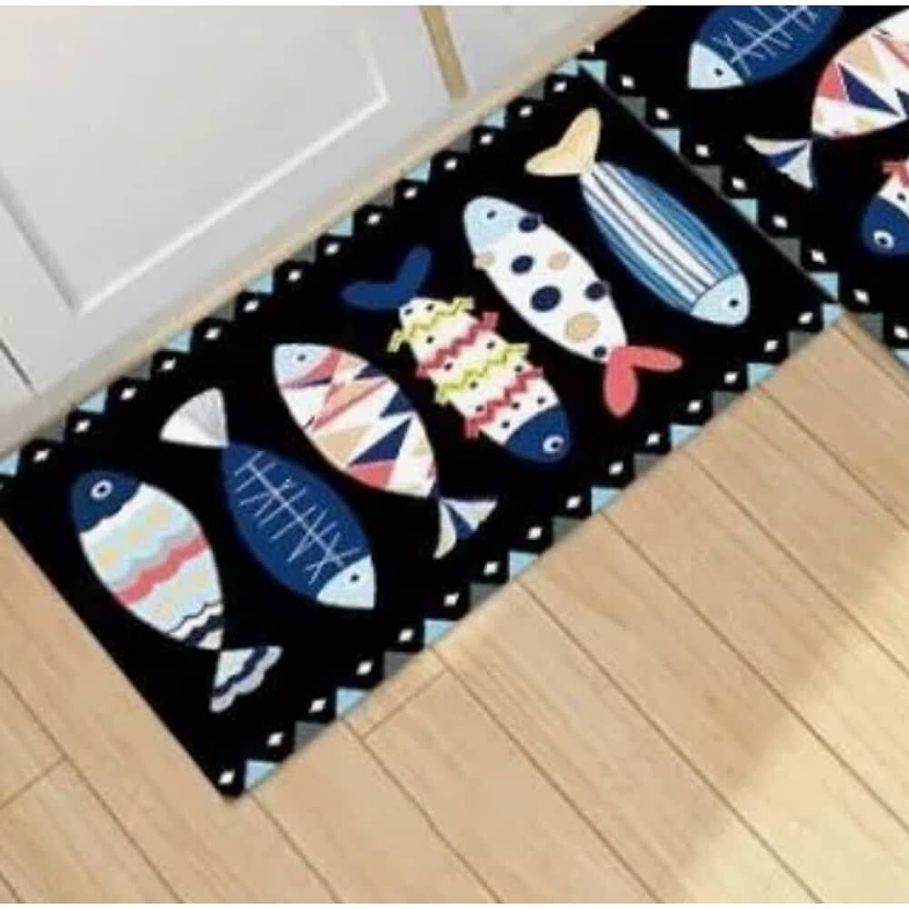 Alfombra Para Cocina Piso Peces image number 1.0